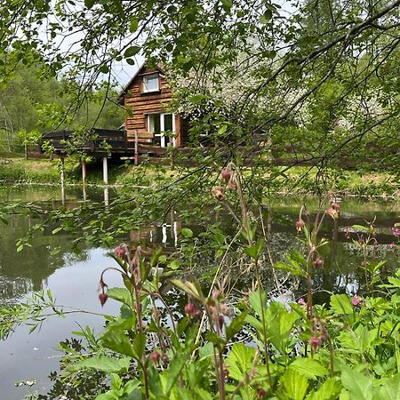 Pod Dobrym Adresem- Domek Nad Stawem Cisna Exteriör bild